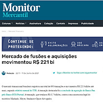 Mercado de fuses e aquisies movimentou R$ 221 bi